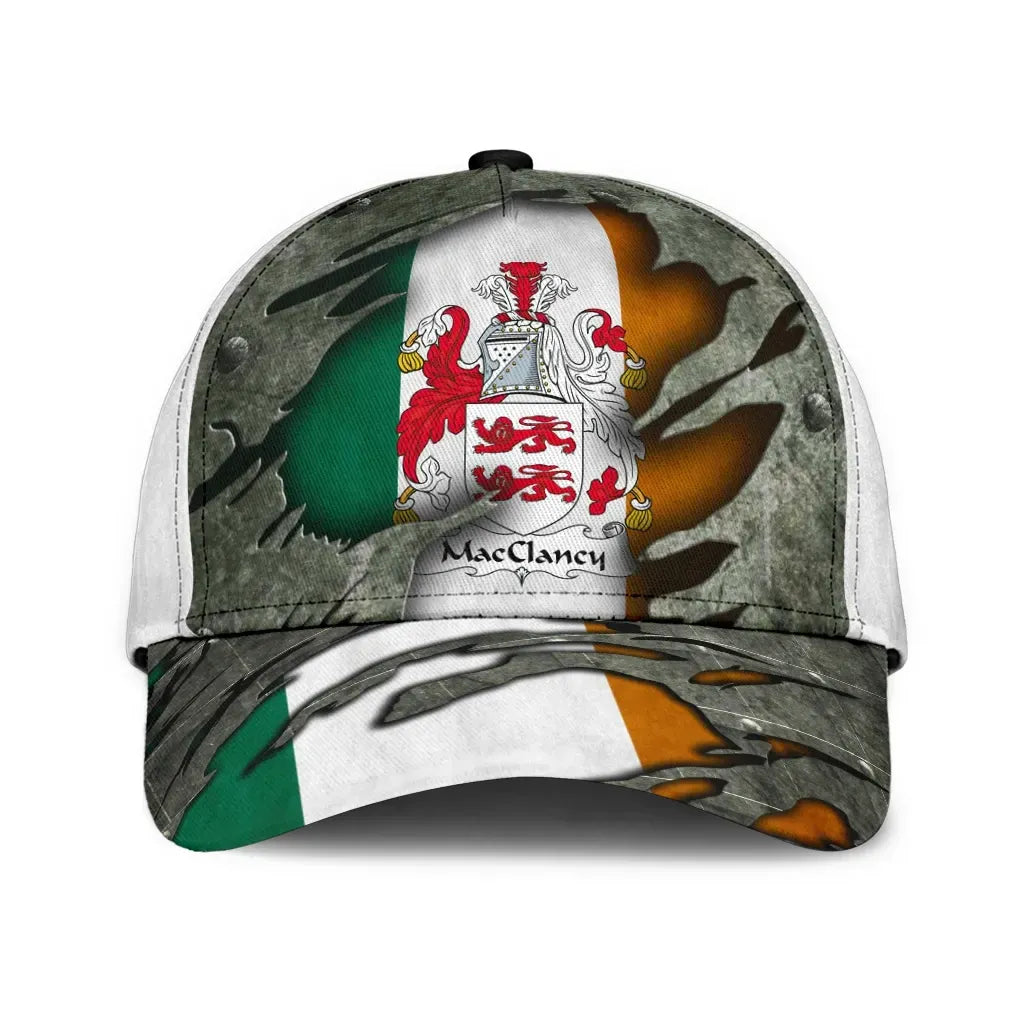 Adeenyc Clan Macclancy Coat Of Arms Irish Family Crest Classic Cap Trucker Hats Custom Hats Gifts For Men & Women