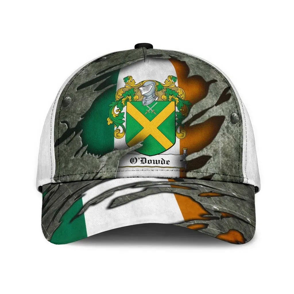 Adeenyc Clan Odowde Coat Of Arms Irish Family Crest Classic Cap Trucker Hats Custom Hats Gifts For Men & Women