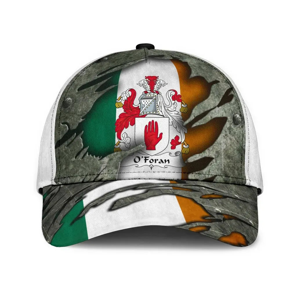 Adeenyc Clan Oforan Coat Of Arms Irish Family Crest Classic Cap Trucker Hats Custom Hats Gifts For Men & Women