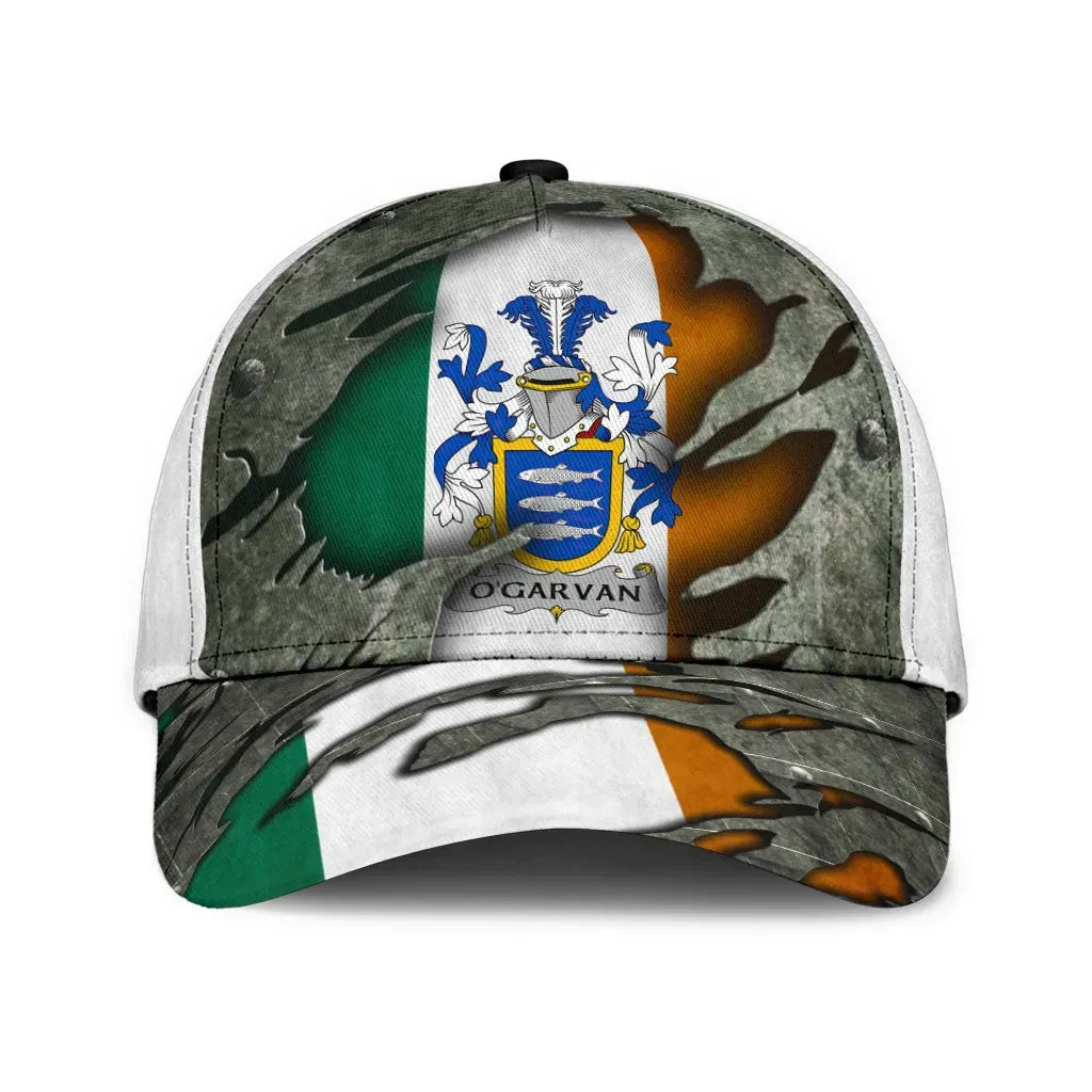 Adeenyc Clan Ogarvan Coat Of Arms Irish Family Crest Classic Cap Trucker Hats Custom Hats Gifts For Men & Women