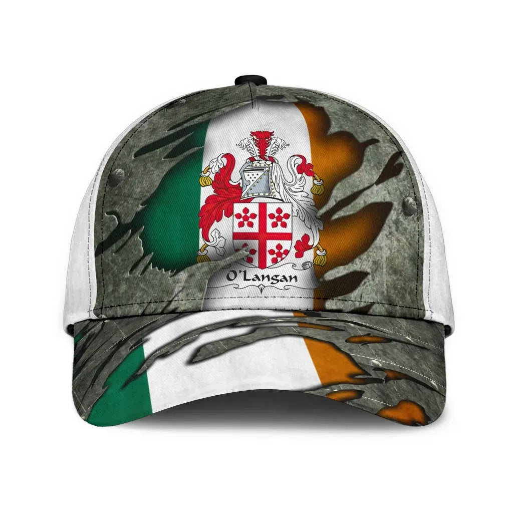 Adeenyc Clan Olangan Coat Of Arms Irish Family Crest Classic Cap Trucker Hats Custom Hats Gifts For Men & Women