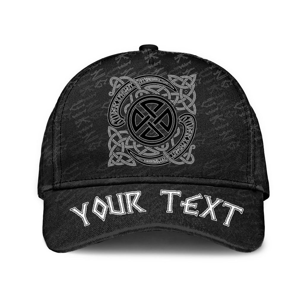 Adeenyc Classic Cap - (Custom) Vintage Pattern And Norse Runes Baseball Cap Trucker Hats Custom Hats Gifts For Men & Women
