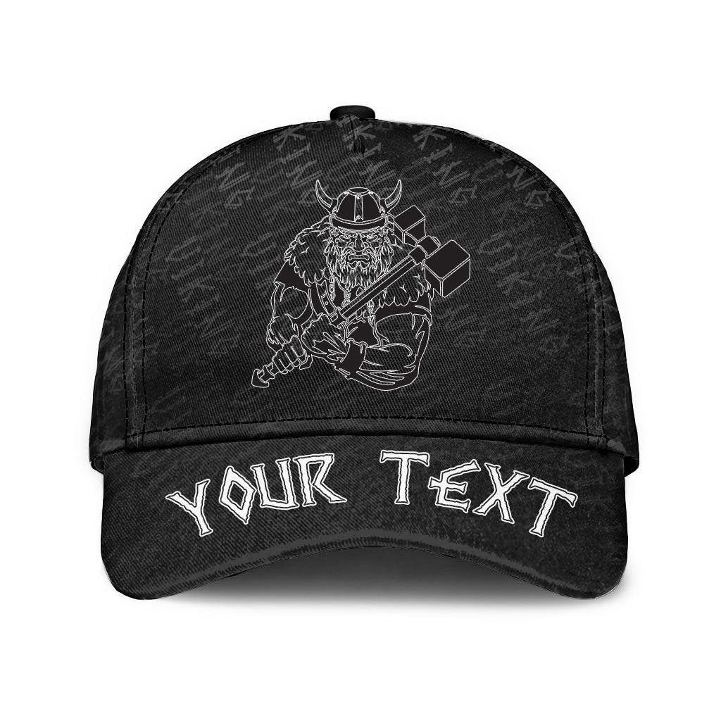 Adeenyc Classic Cap - (Custom) With War Hammer Medieval Warrior Baseball Cap Trucker Hats Custom Hats Gifts For Men & Women