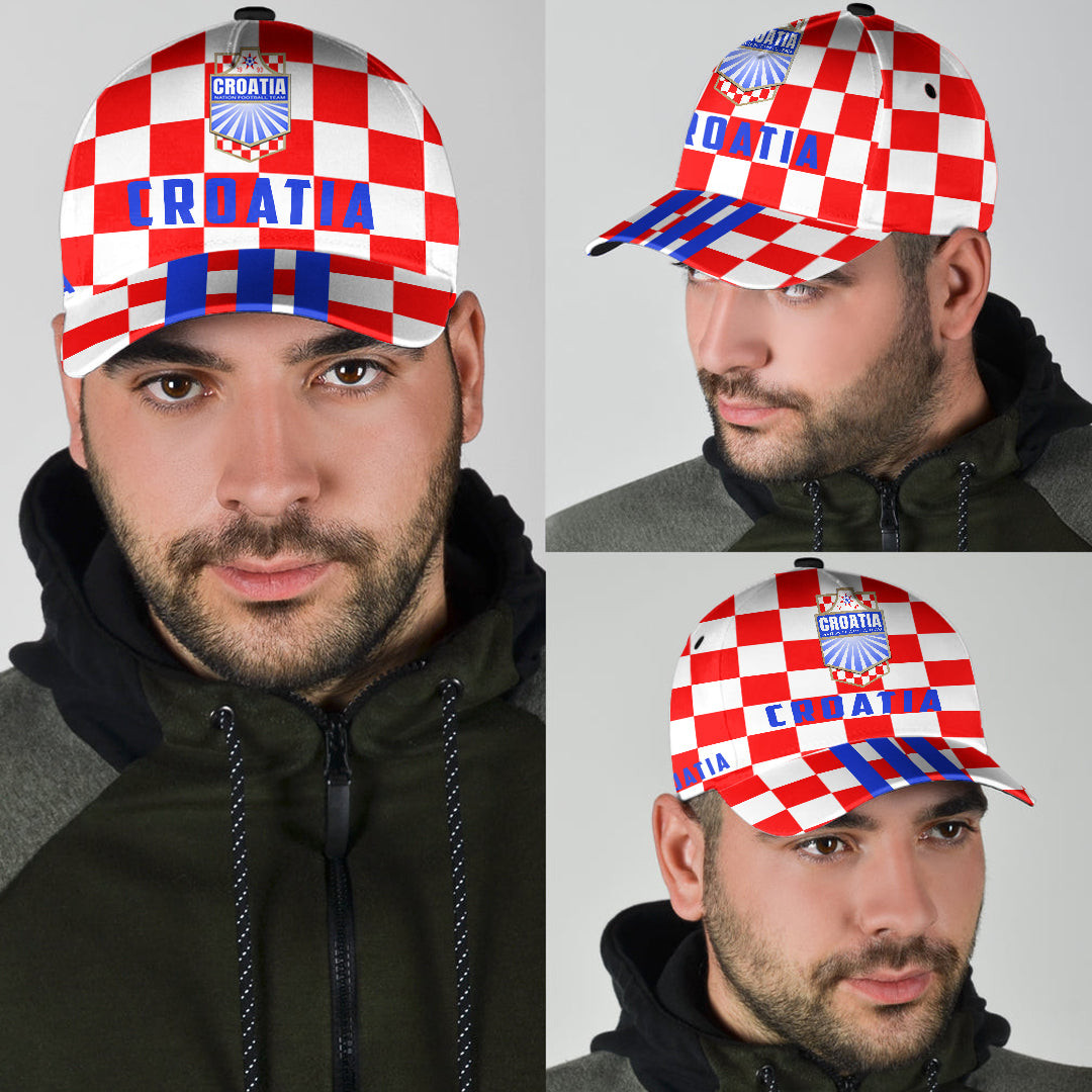 Adeenyc Classic Cap - Croatia Euro 2024 A35 Trucker Hats Custom Hats Gifts For Men & Women