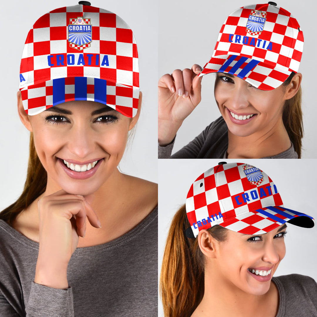 Adeenyc Classic Cap - Croatia Euro 2024 A35 Trucker Hats Custom Hats Gifts For Men & Women