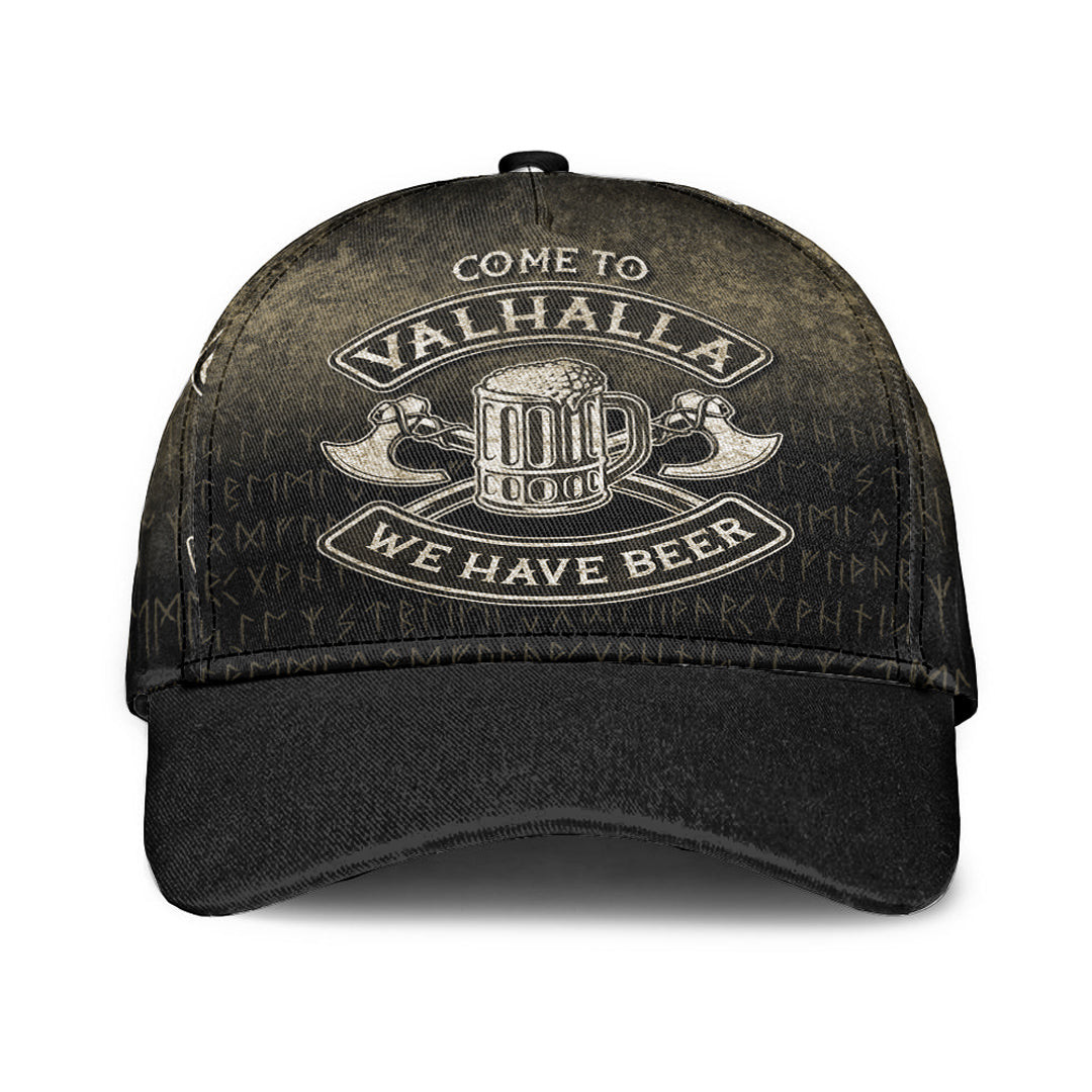 Adeenyc Classic Cap - Cute Victory Or Valhalla Shield Maiden Norse Viking Warrior Baseball Cap Trucker Hats Custom Hats Gifts For Men & Women