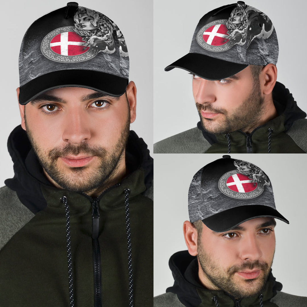 Adeenyc Classic Cap - Denmark Valkyries Viking Country Baseball Cap Trucker Hats Custom Hats Gifts For Men & Women
