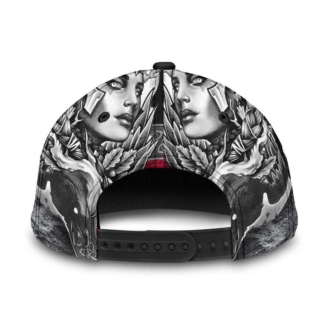 Adeenyc Classic Cap - Denmark Valkyries Viking Country Baseball Cap Trucker Hats Custom Hats Gifts For Men & Women