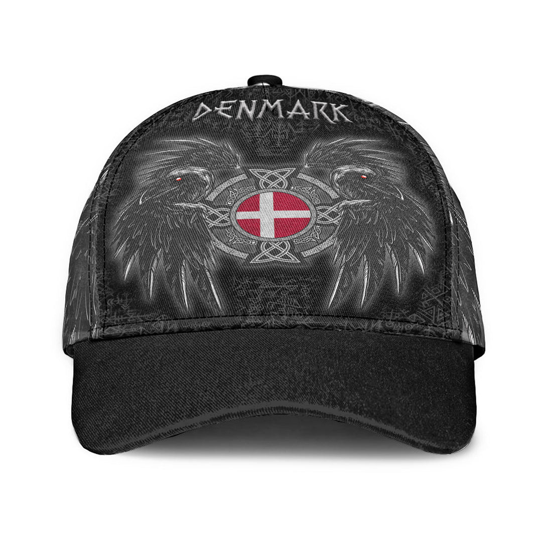 Adeenyc Classic Cap - Denmark Viking Raven Baseball Cap Trucker Hats Custom Hats Gifts For Men & Women