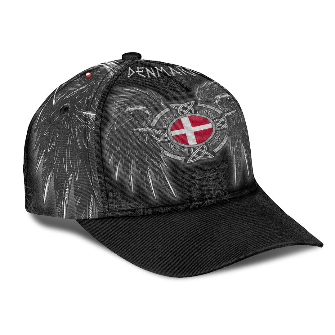 Adeenyc Classic Cap - Denmark Viking Raven Baseball Cap Trucker Hats Custom Hats Gifts For Men & Women