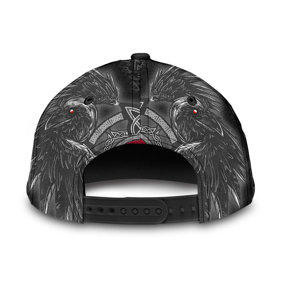 Adeenyc Classic Cap - Denmark Viking Raven Baseball Cap Trucker Hats Custom Hats Gifts For Men & Women