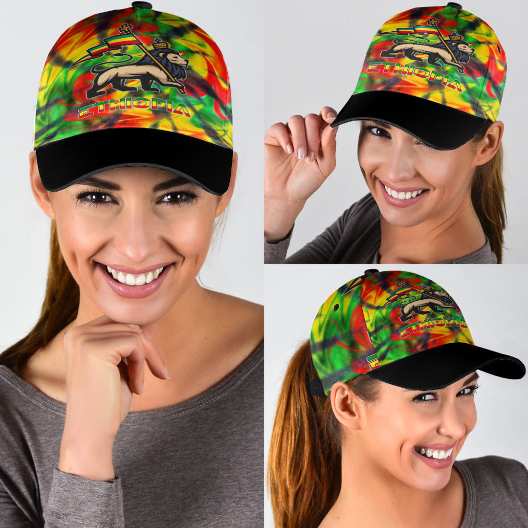 Adeenyc Classic Cap - Ethiopia 3D Pattern Baseball Cap Trucker Hats Custom Hats Gifts For Men & Women