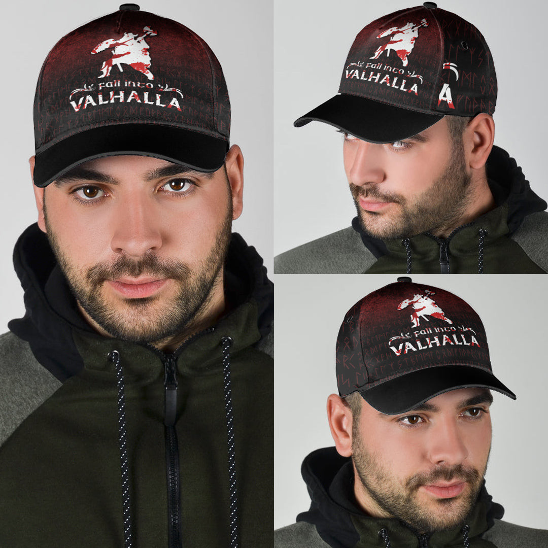 Adeenyc Classic Cap -Fall Into Valhalla Baseball Cap Trucker Hats Custom Hats Gifts For Men & Women
