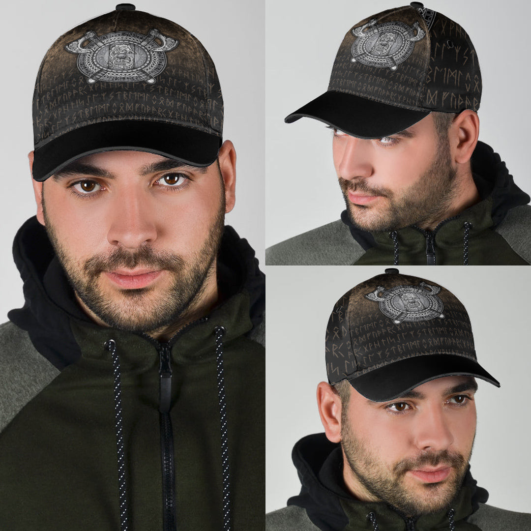 Adeenyc Classic Cap - Fenrir Viking Shield  Baseball Cap Trucker Hats Custom Hats Gifts For Men & Women
