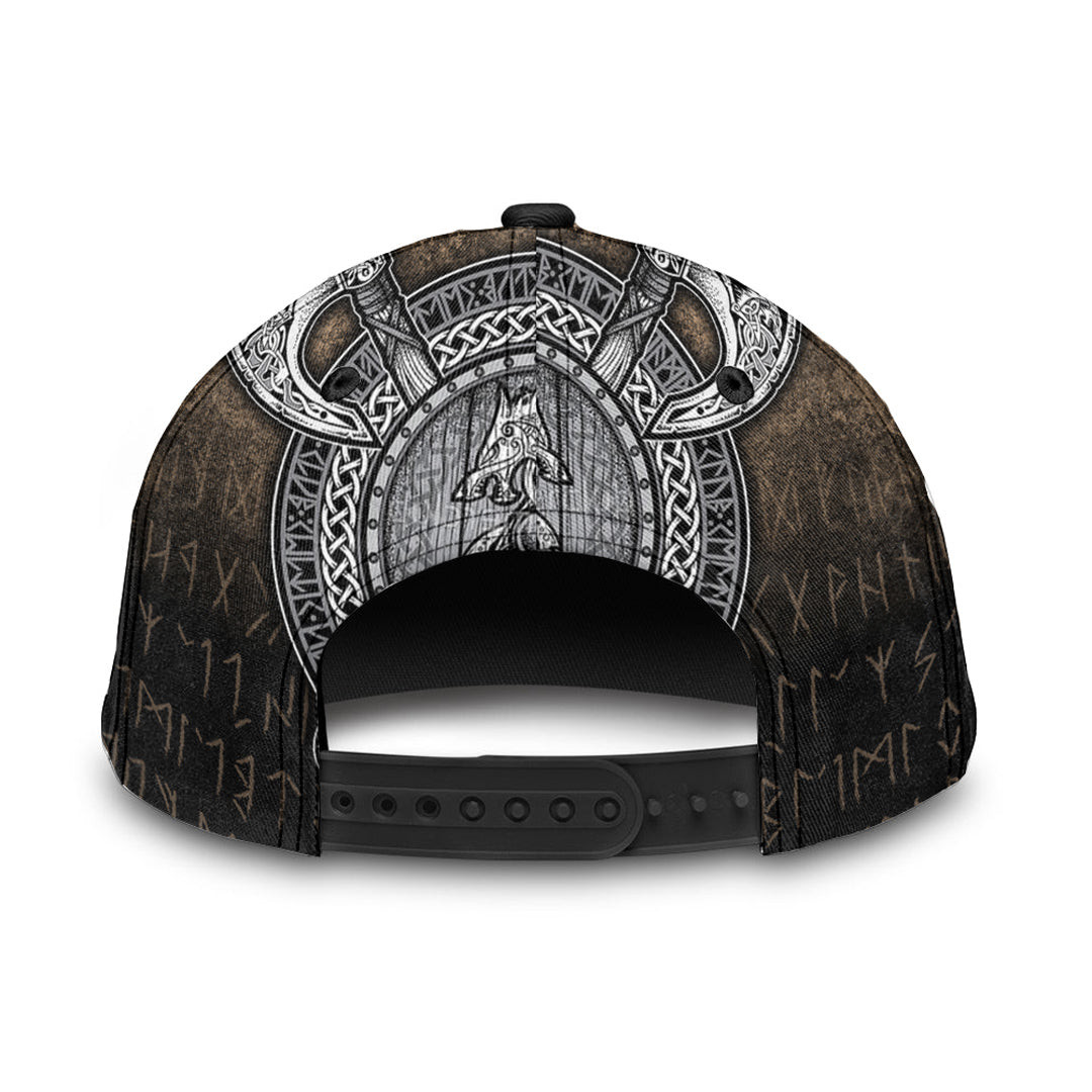 Adeenyc Classic Cap - Fenrir Viking Shield  Baseball Cap Trucker Hats Custom Hats Gifts For Men & Women