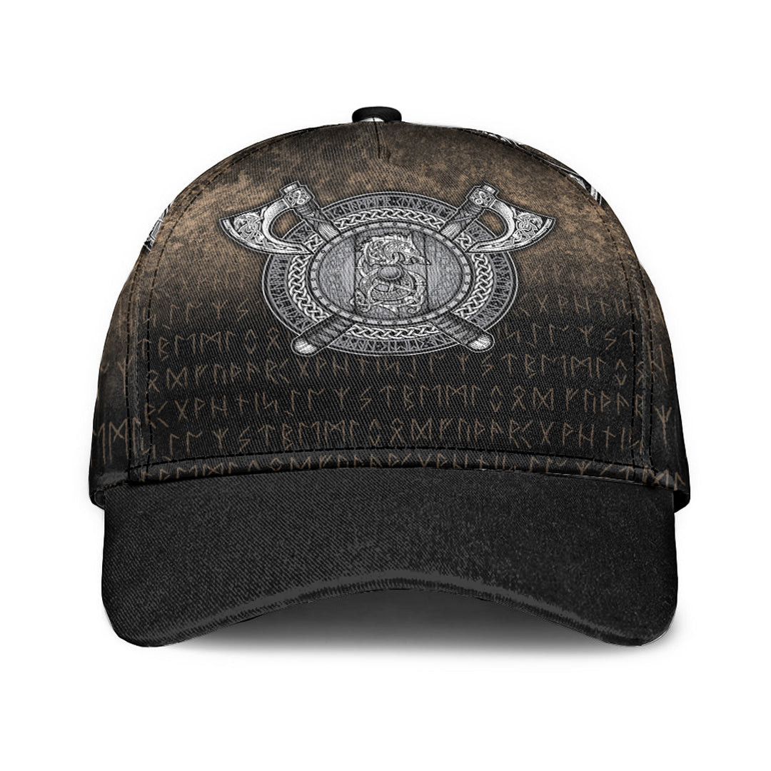 Adeenyc Classic Cap - Fenrir Viking Shield  Baseball Cap Trucker Hats Custom Hats Gifts For Men & Women