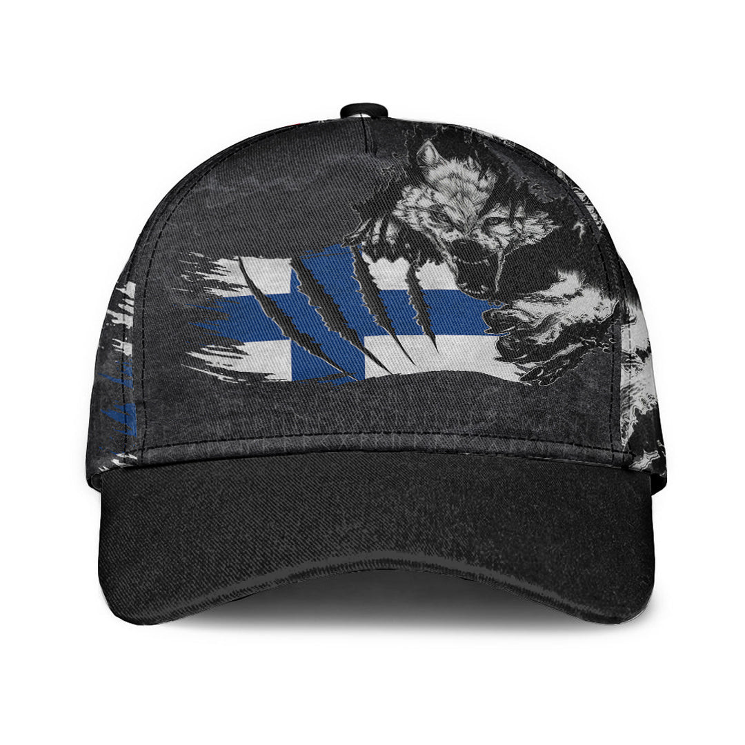 Adeenyc Classic Cap - Finland Wofl Viking Baseball Cap Trucker Hats Custom Hats Gifts For Men & Women