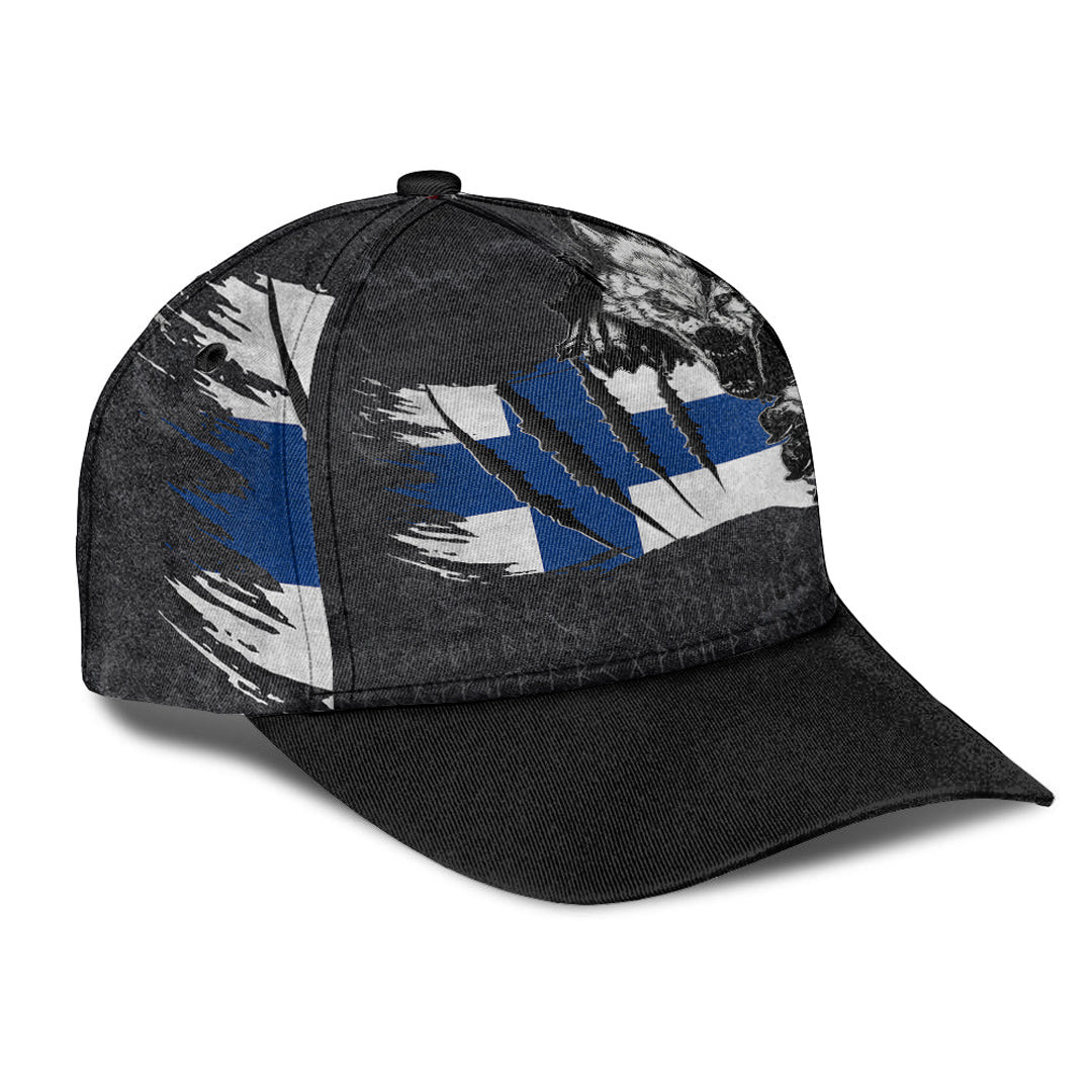 Adeenyc Classic Cap - Finland Wofl Viking Baseball Cap Trucker Hats Custom Hats Gifts For Men & Women