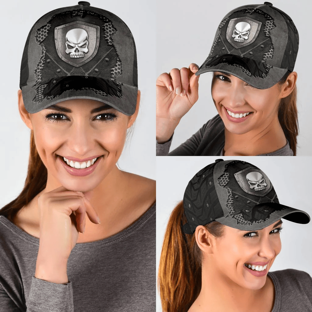 Adeenyc Classic Cap Hat For Skull Lover, Baseball Skulls Cap Hat Skull Lover Gifts Trucker Hats Custom Hats Gifts For Men & Women