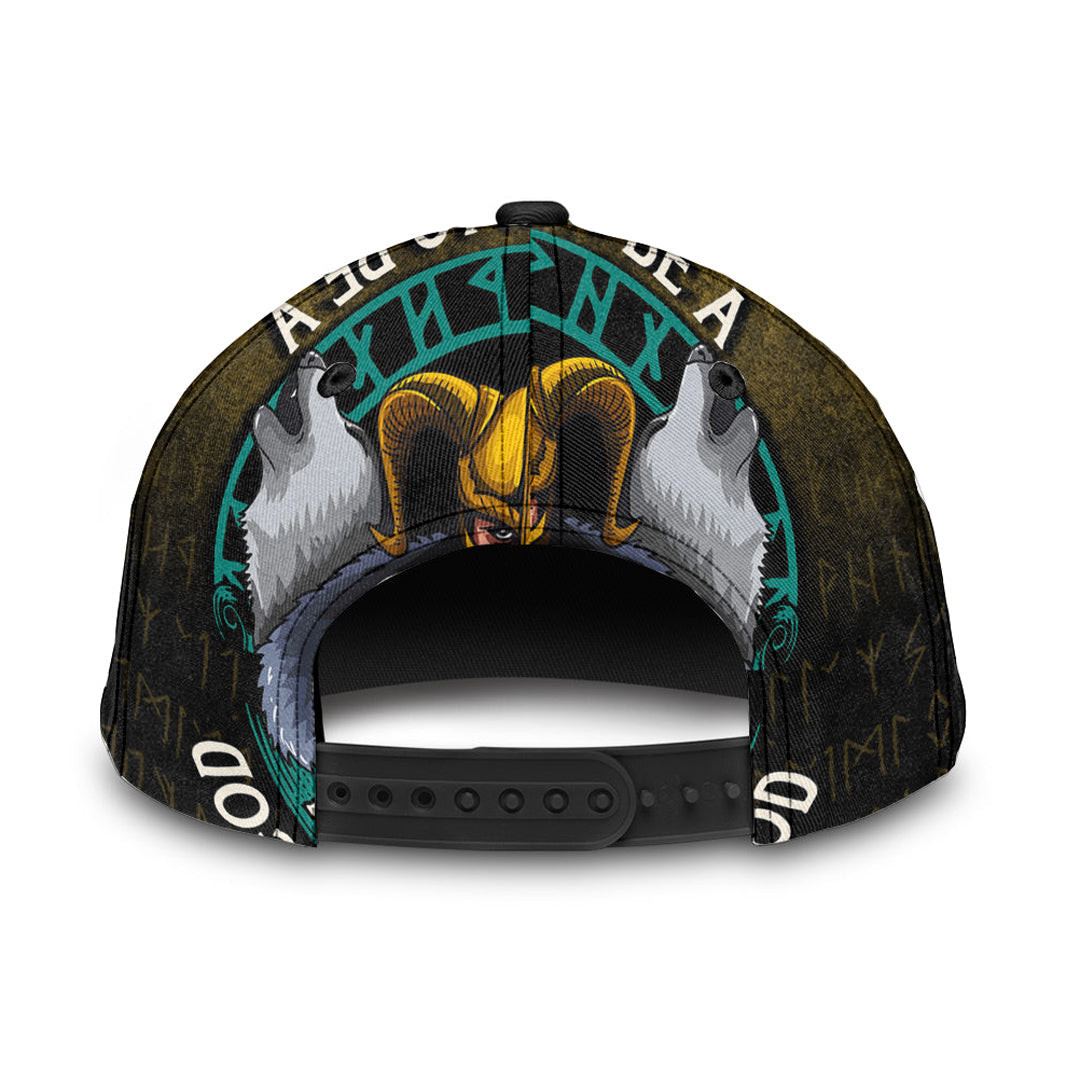 Adeenyc Classic Cap -Its Better To Be A Wolf Of Odin Than A Lamb Of God Baseball Cap Trucker Hats Custom Hats Gifts For Men & Women