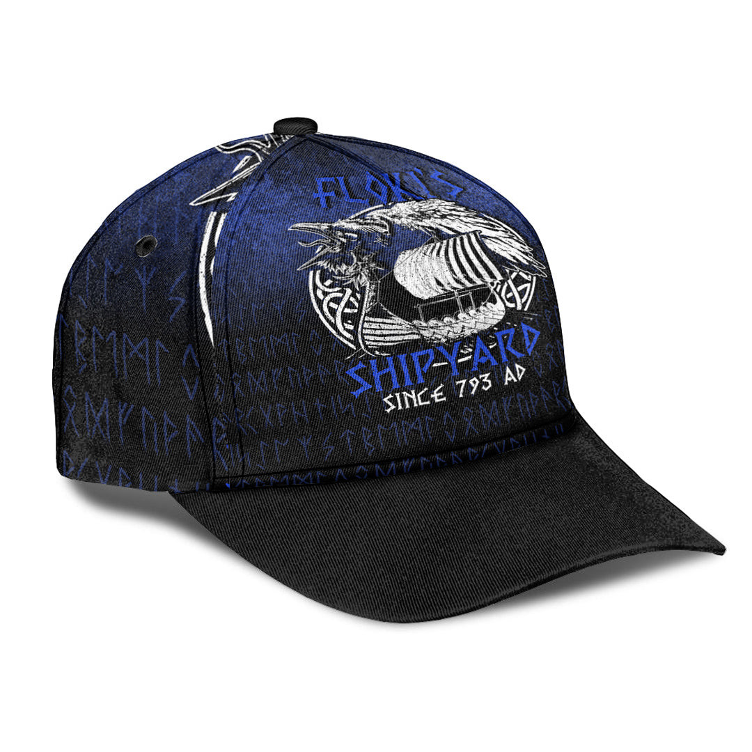 Adeenyc Classic Cap -Kattegat Longboat Raven Norse Mythology Flokis Shipyard Baseball Cap Trucker Hats Custom Hats Gifts For Men & Women