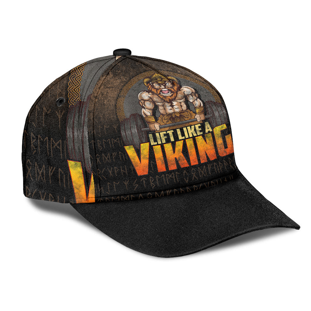 Adeenyc Classic Cap -Lift Like A Viking Baseball Cap Trucker Hats Custom Hats Gifts For Men & Women