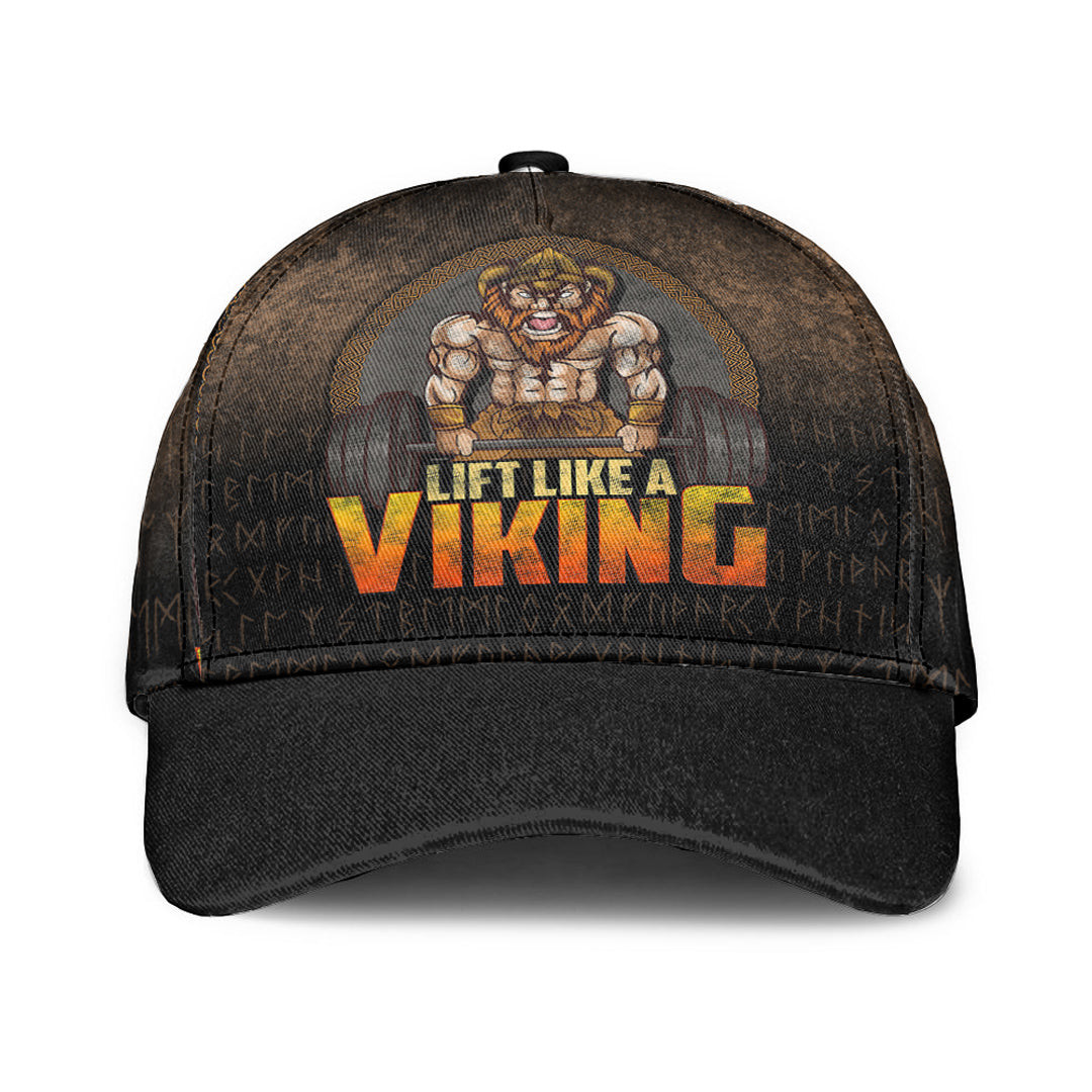 Adeenyc Classic Cap -Lift Like A Viking Baseball Cap Trucker Hats Custom Hats Gifts For Men & Women