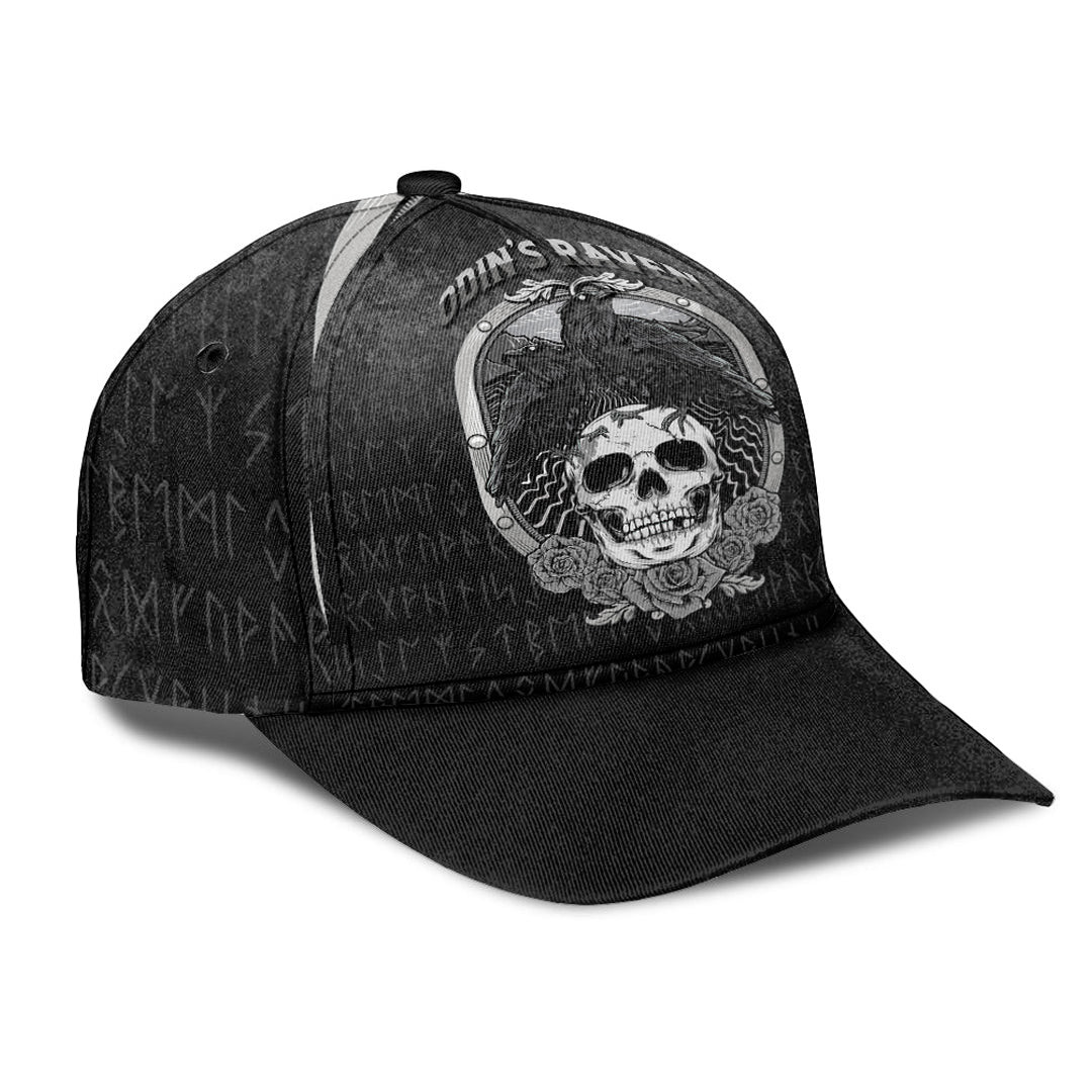 Adeenyc Classic Cap - Odins Raven Norse Mythology Ravens Midgard Birds Crow Baseball Cap Trucker Hats Custom Hats Gifts For Men & Women