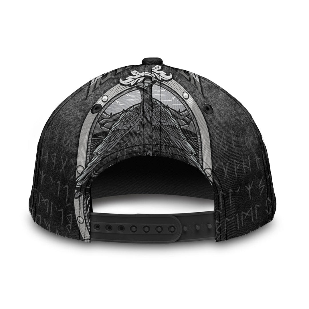 Adeenyc Classic Cap - Odins Raven Norse Mythology Ravens Midgard Birds Crow Baseball Cap Trucker Hats Custom Hats Gifts For Men & Women
