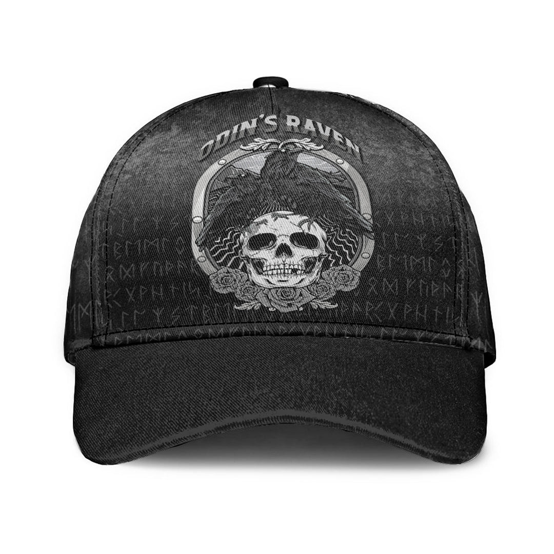 Adeenyc Classic Cap - Odins Raven Norse Mythology Ravens Midgard Birds Crow Baseball Cap Trucker Hats Custom Hats Gifts For Men & Women