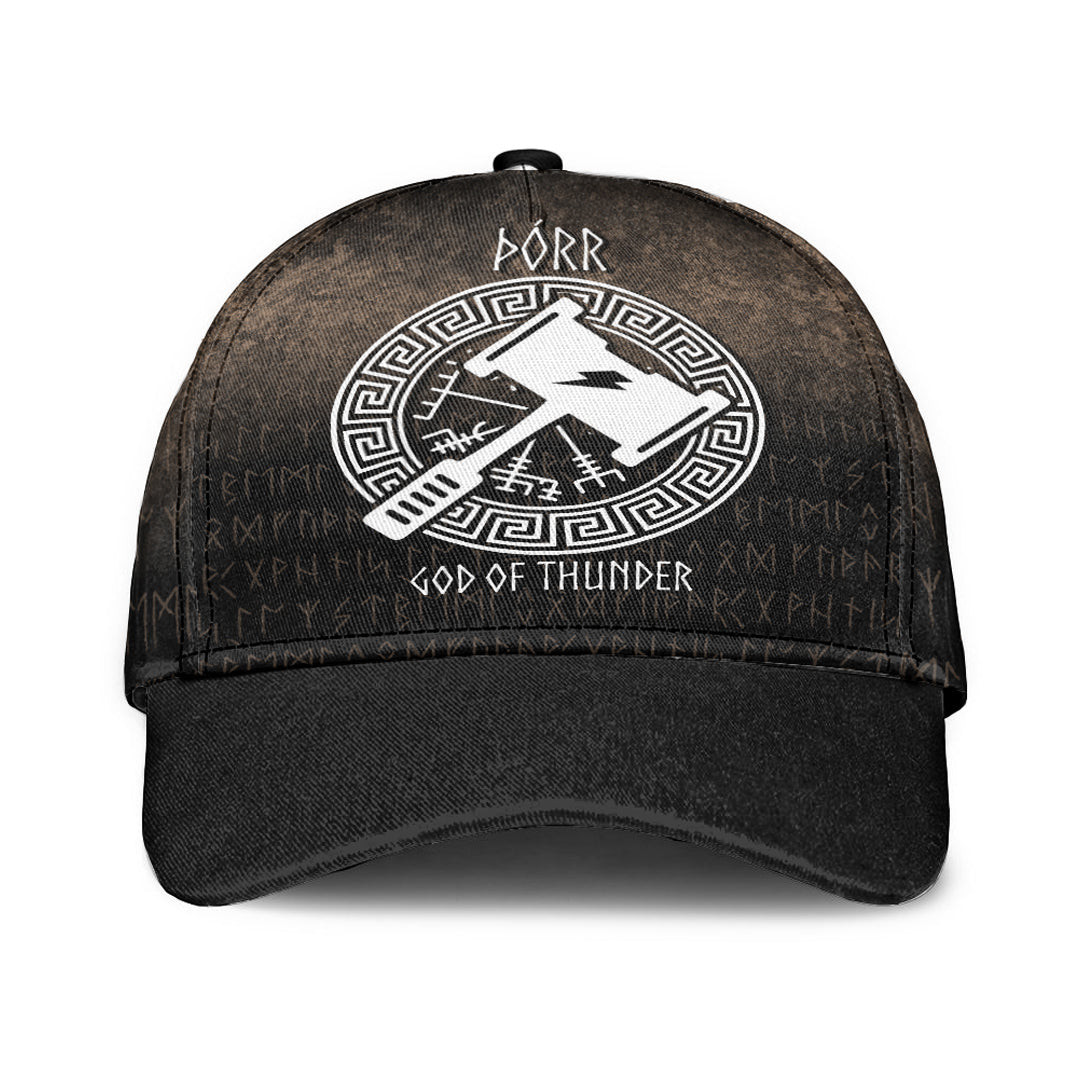 Adeenyc Classic Cap - Porr God Of Thunder Baseball Cap Trucker Hats Custom Hats Gifts For Men & Women