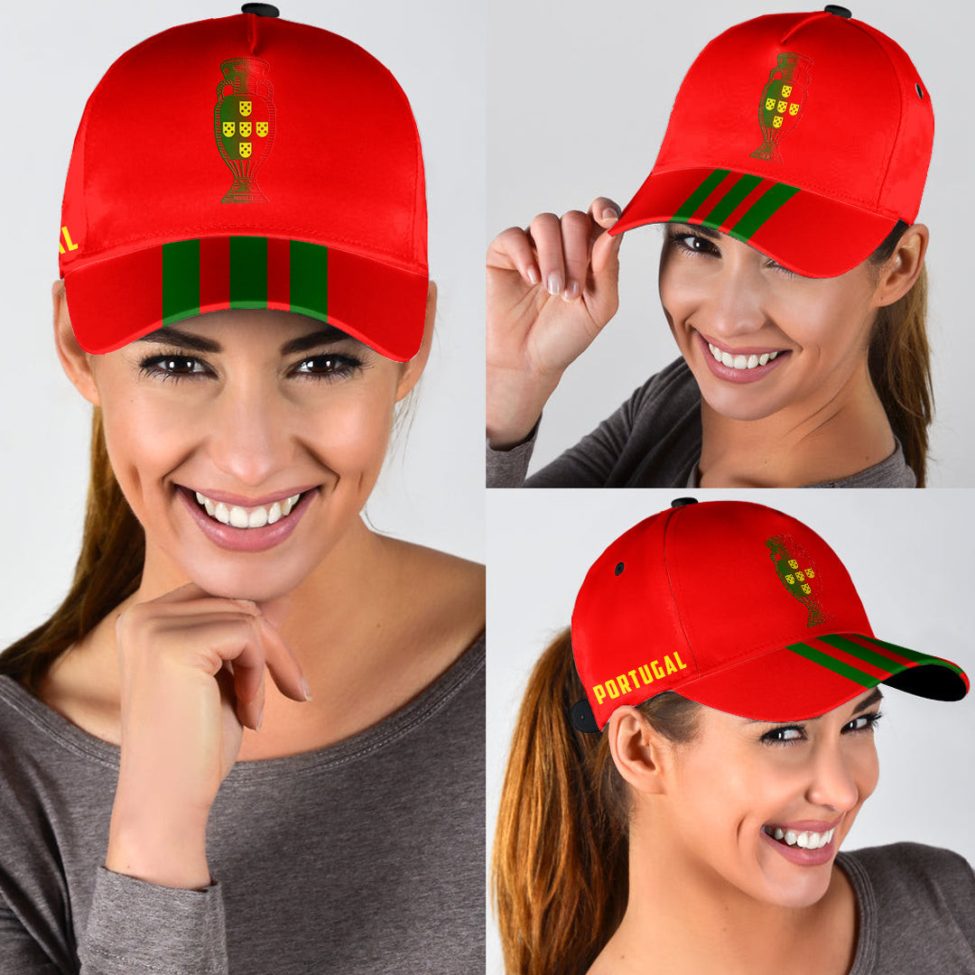 Adeenyc Classic Cap - Portugal Euro 2024 A35 Trucker Hats Custom Hats Gifts For Men & Women