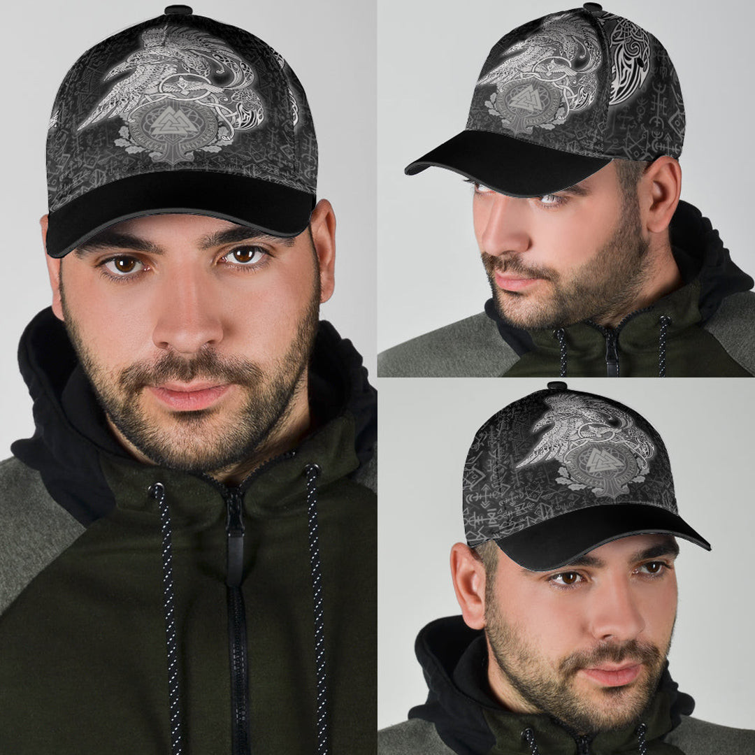 Adeenyc Classic Cap - Raven Celtic Viking Baseball Cap Trucker Hats Custom Hats Gifts For Men & Women