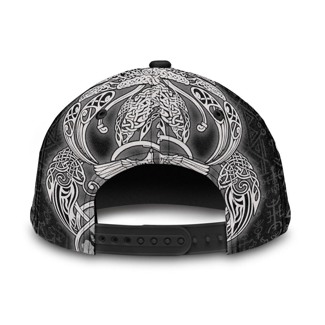 Adeenyc Classic Cap - Raven Celtic Viking Baseball Cap Trucker Hats Custom Hats Gifts For Men & Women