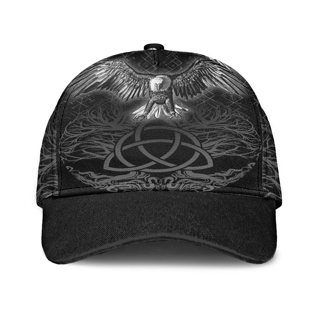 Adeenyc Classic Cap - Raven Tree Cletic Viking Baseball Cap Trucker Hats Custom Hats Gifts For Men & Women