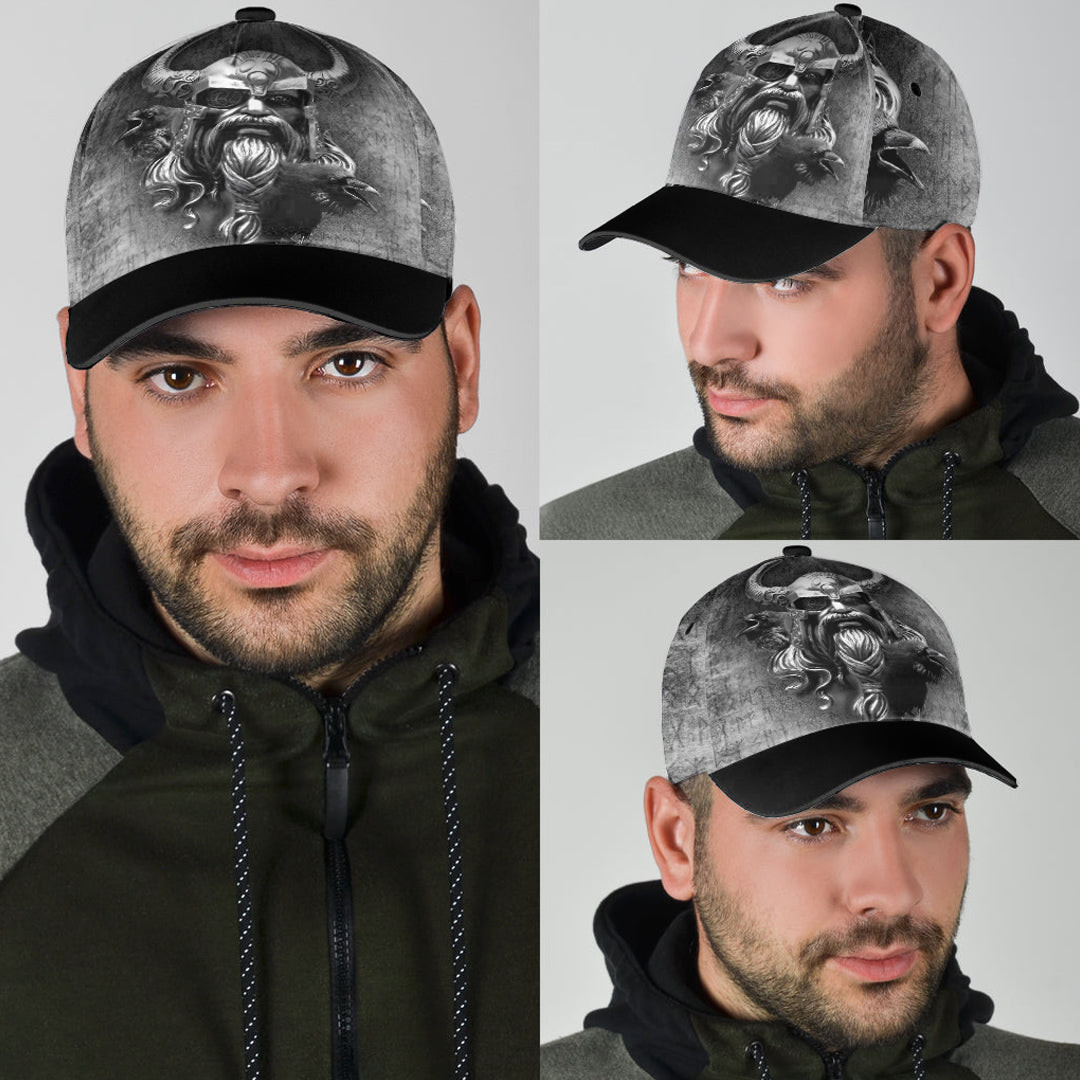 Adeenyc Classic Cap - Raven Viking Odin Baseball Cap Trucker Hats Custom Hats Gifts For Men & Women