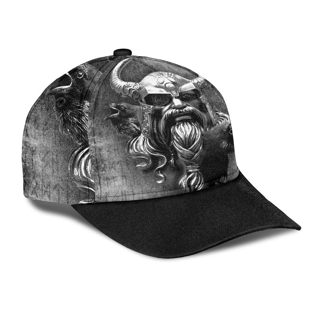 Adeenyc Classic Cap - Raven Viking Odin Baseball Cap Trucker Hats Custom Hats Gifts For Men & Women