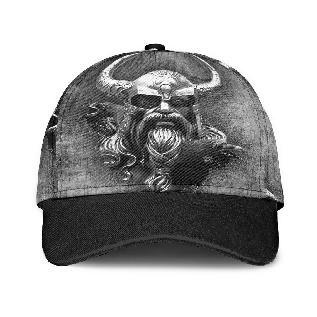 Adeenyc Classic Cap - Raven Viking Odin Baseball Cap Trucker Hats Custom Hats Gifts For Men & Women