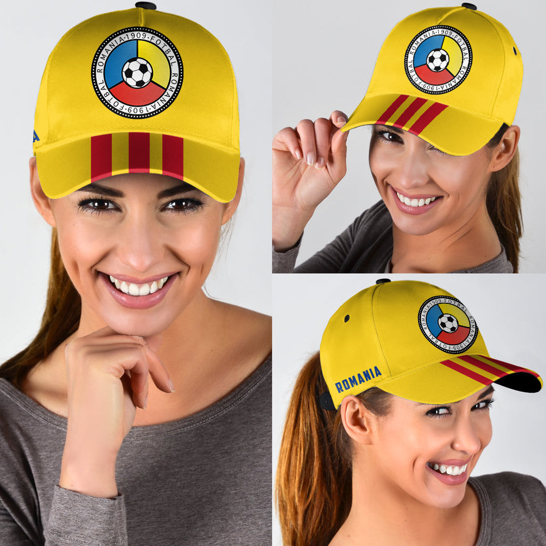 Adeenyc Classic Cap - Romania Euro 2024 A35 Trucker Hats Custom Hats Gifts For Men & Women