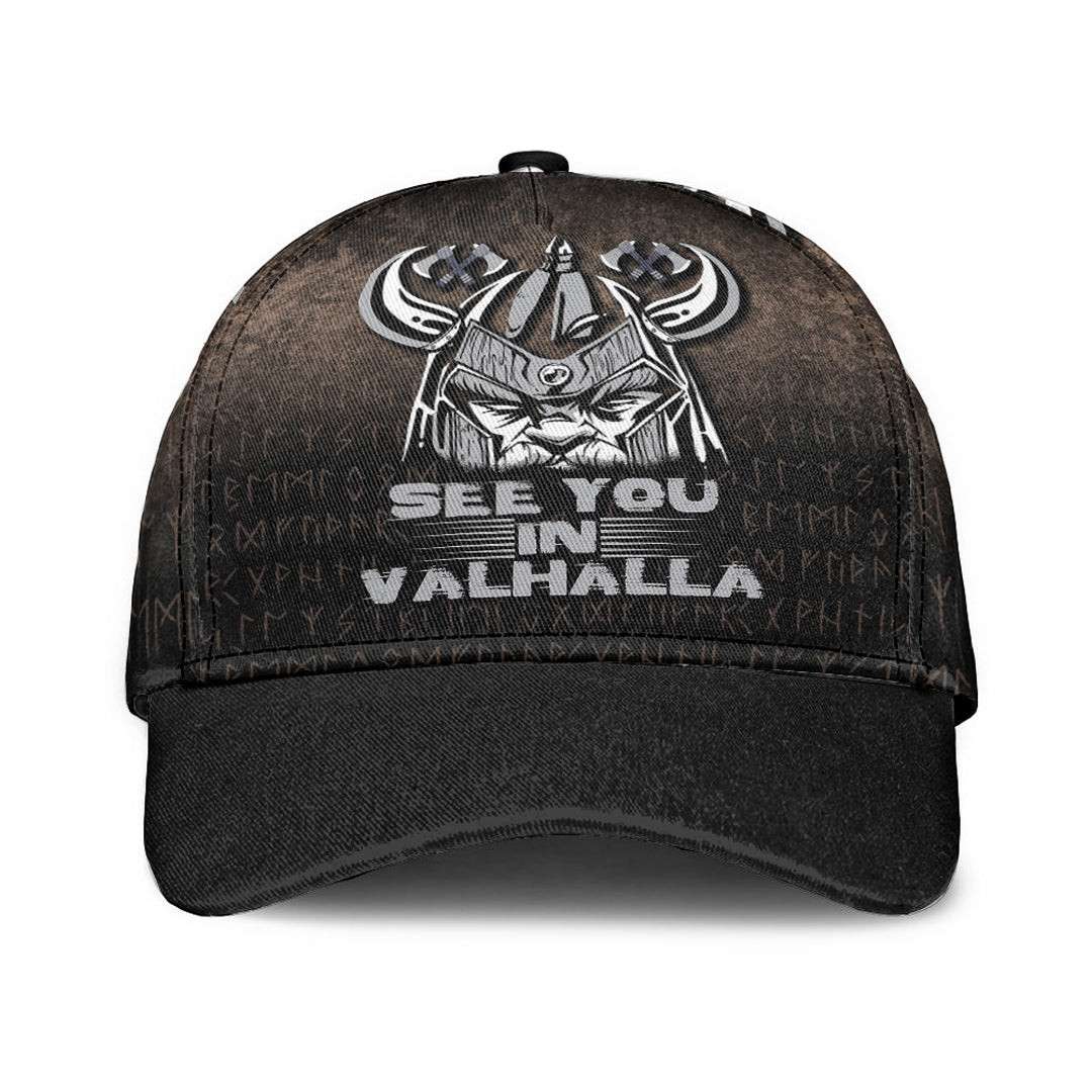 Adeenyc Classic Cap - See You In Valhalla Baseball Cap Trucker Hats Custom Hats Gifts For Men & Women