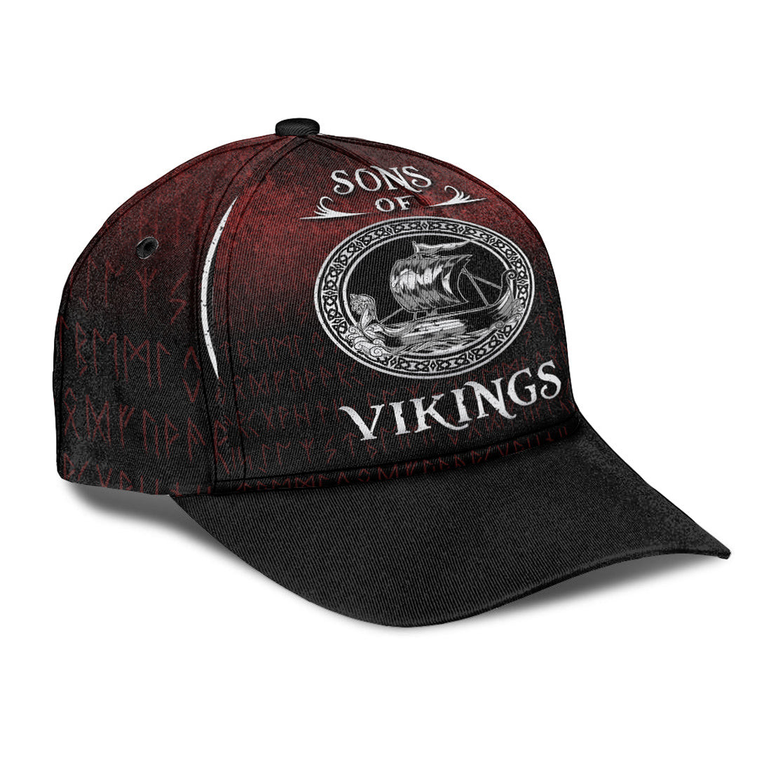 Adeenyc Classic Cap - Sons of Vikings Baseball Cap Trucker Hats Custom Hats Gifts For Men & Women