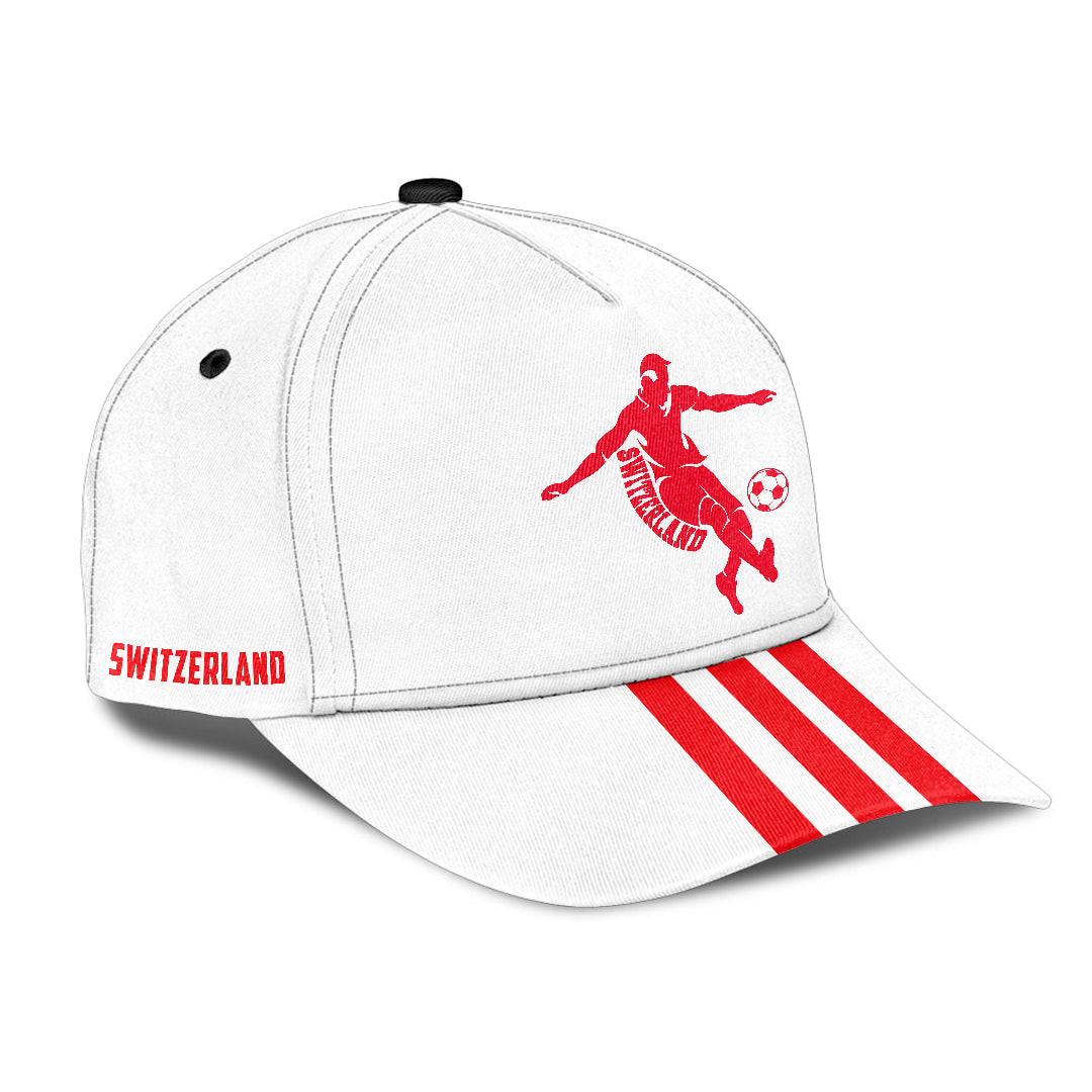 Adeenyc Classic Cap – Switzerland Euro 2024 A35 Trucker Hats Custom Hats Gifts For Men & Women
