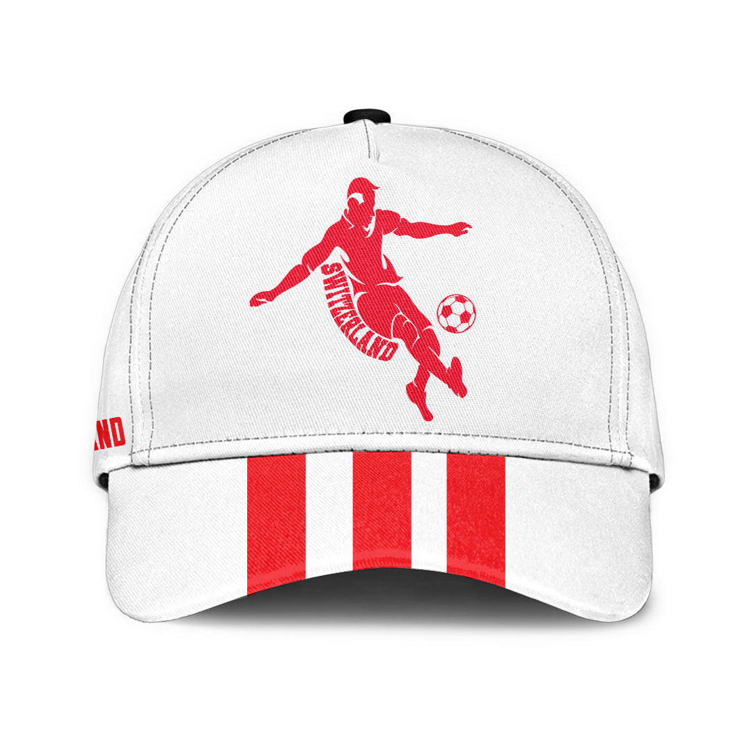 Adeenyc Classic Cap - Switzerland Euro 2024 A35 Trucker Hats Custom Hats Gifts For Men & Women