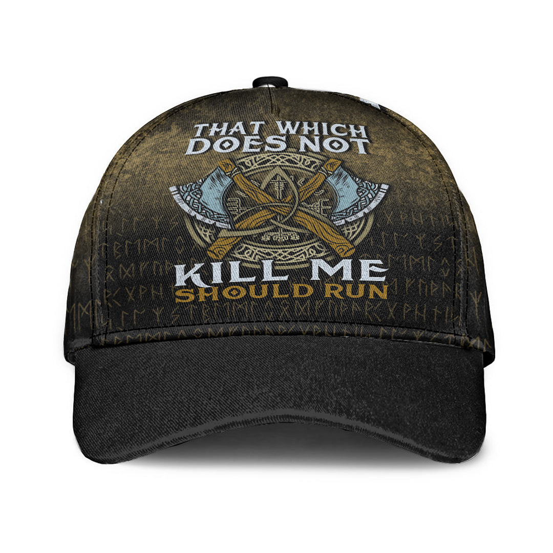 Adeenyc Classic Cap - That Wich Does Not Kill Me Should Run Baseball Cap Trucker Hats Custom Hats Gifts For Men & Women