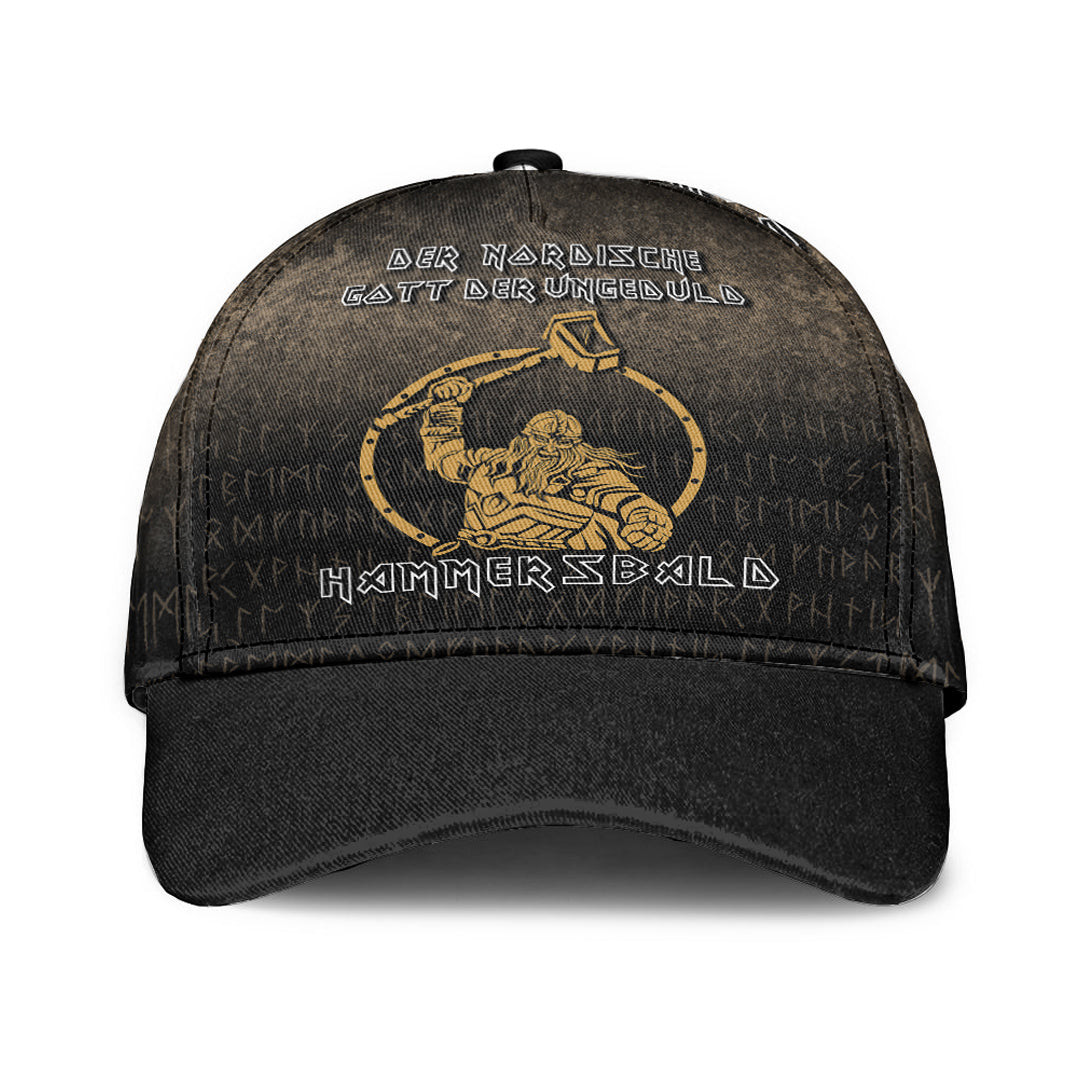 Adeenyc Classic Cap -The Nordic God Of Impatience Hammersbald Baseball Cap Trucker Hats Custom Hats Gifts For Men & Women