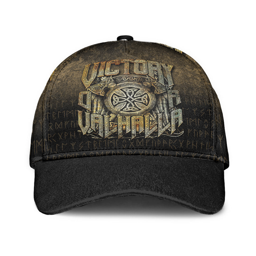 Adeenyc Classic Cap - Victory or Valhalla Baseball Cap Trucker Hats Custom Hats Gifts For Men & Women