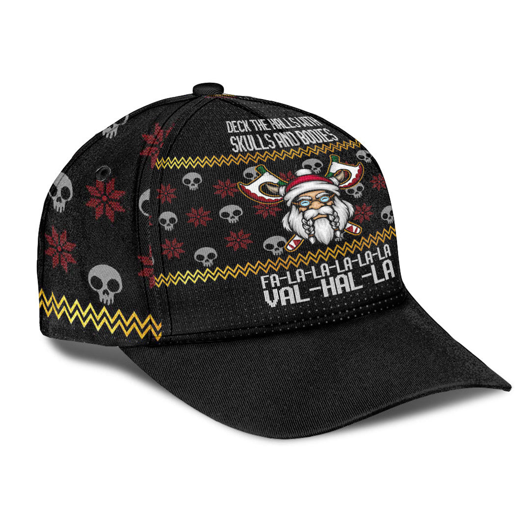 Adeenyc Classic Cap - Viking Santa In Valhalla Style Christmas Baseball Cap Trucker Hats Custom Hats Gifts For Men & Women
