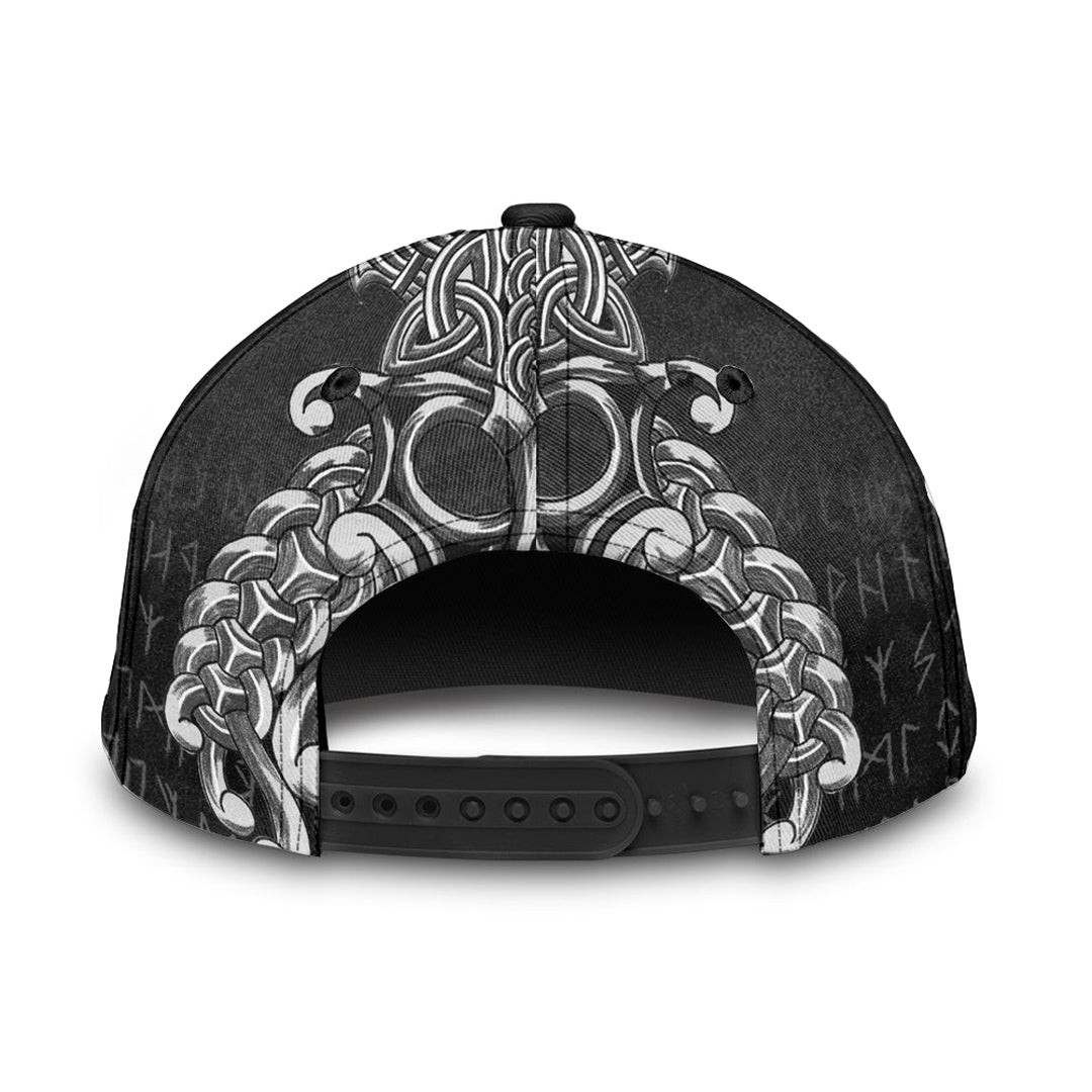 Adeenyc Classic Cap - Vikings Odin Valhalla Baseball Cap Trucker Hats Custom Hats Gifts For Men & Women