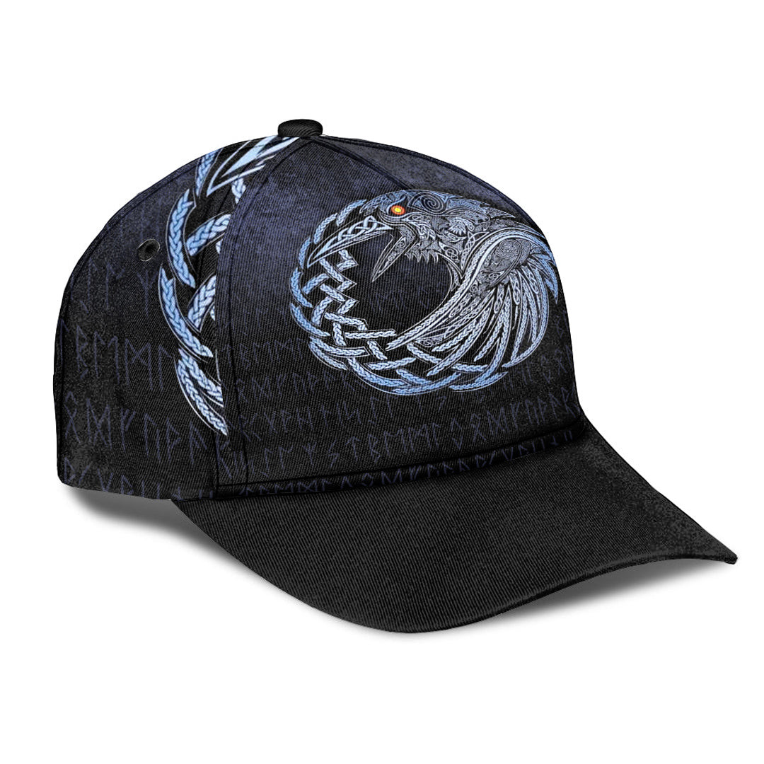 Adeenyc Classic Cap - Vikings Raven - Special Blue Version Baseball Cap Trucker Hats Custom Hats Gifts For Men & Women