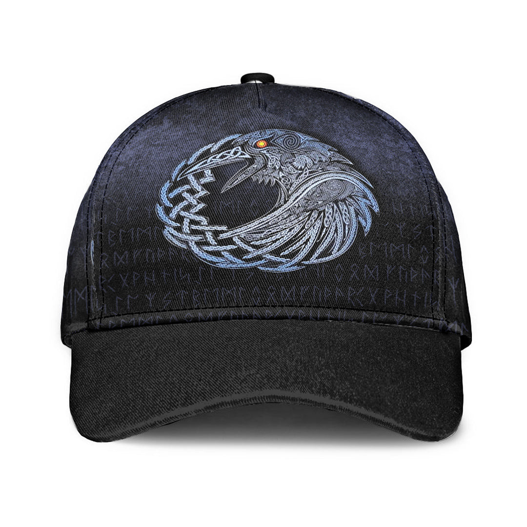 Adeenyc Classic Cap - Vikings Raven - Special Blue Version Baseball Cap Trucker Hats Custom Hats Gifts For Men & Women